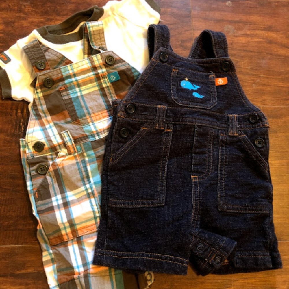 3 piece overall set.